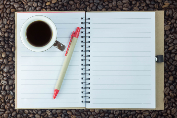 note and coffee - Photo, Image