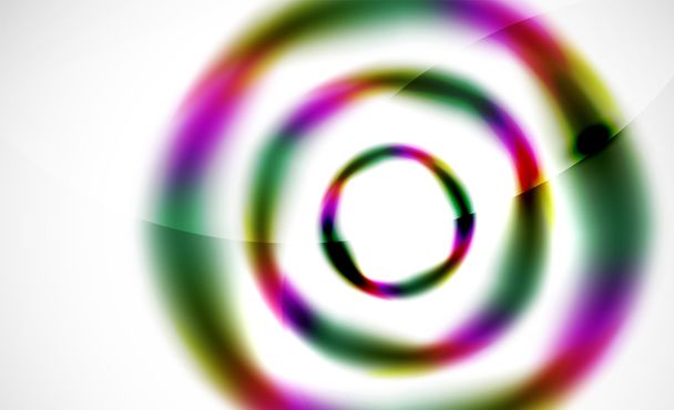 brillante borroso remolino círculo formas abstracto fondo
 - Vector, imagen