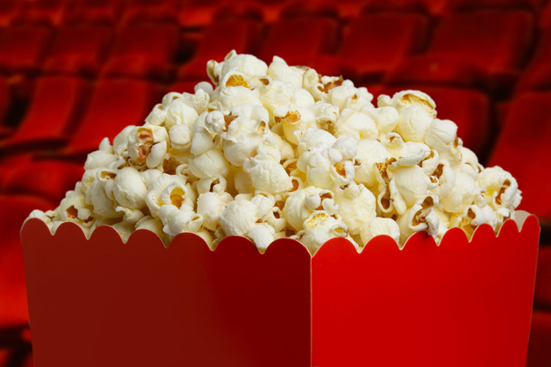 Schachtel Popcorn - Foto, Bild