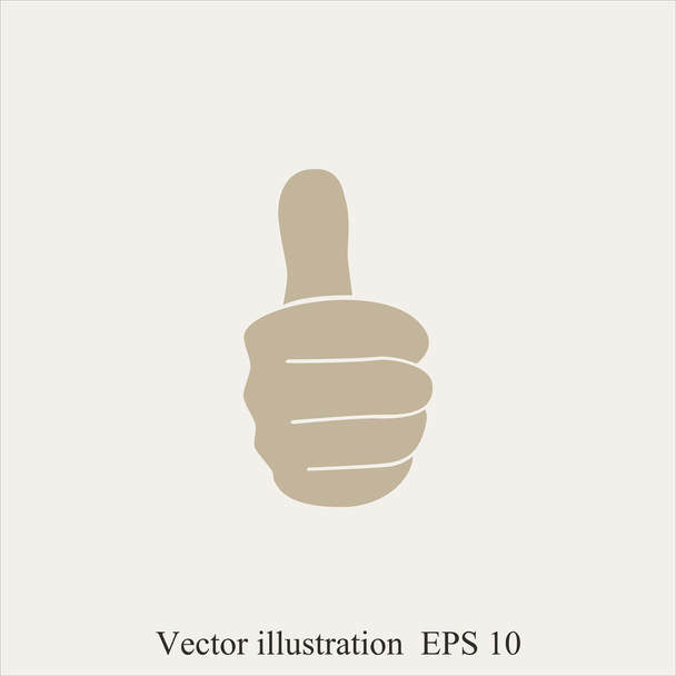 Like, thumb up icon - Vector, Image