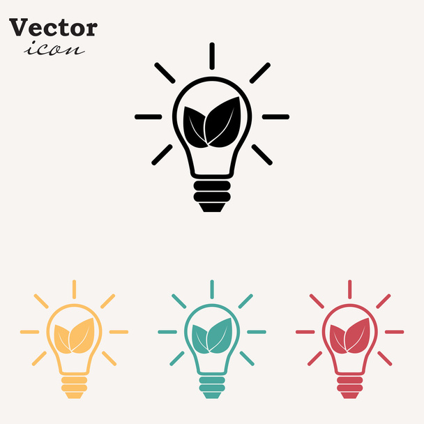 Iconos de Energía Verde
 - Vector, imagen