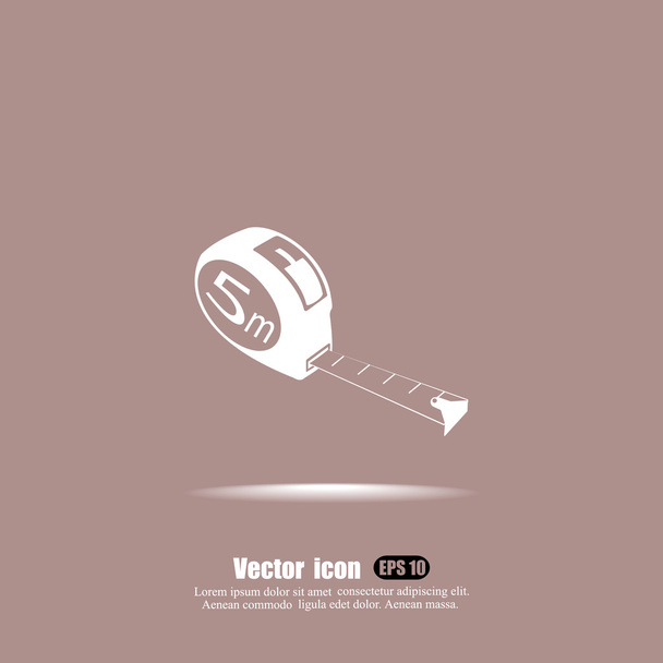 Icono de cinta métrica
 - Vector, Imagen