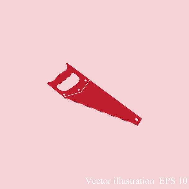 hand saw icon - Vector, Image