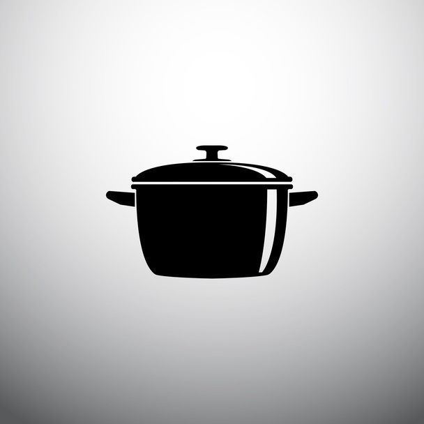 pentola, icona della cucina
 - Vettoriali, immagini