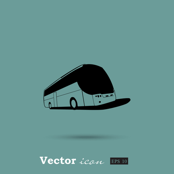 ikona miasta autobus - Wektor, obraz