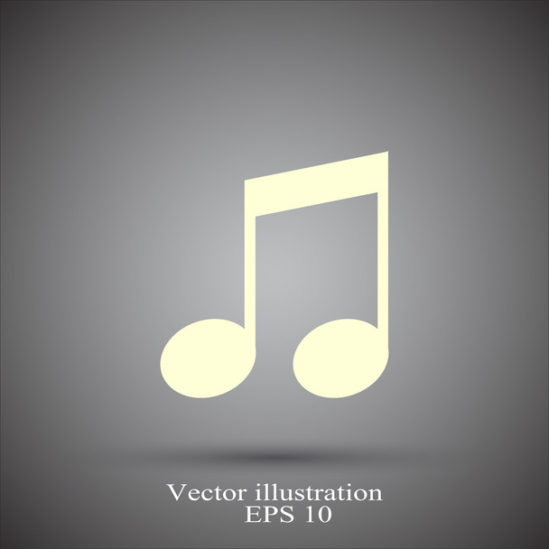 music notes icon - Вектор,изображение
