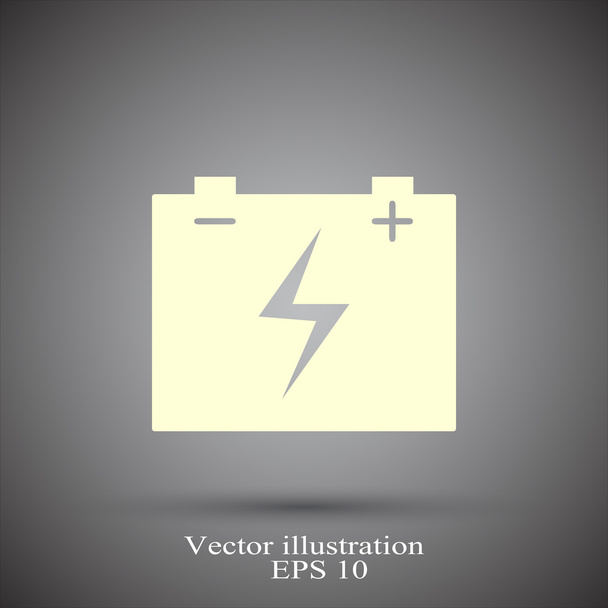 Icono de batería coche
 - Vector, Imagen