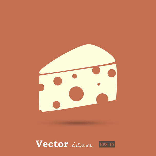 Fromage tranche icône
 - Vecteur, image