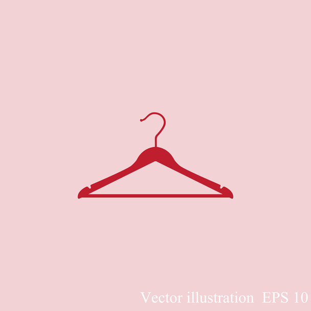 wardrobe hanger icon - Vector, Image