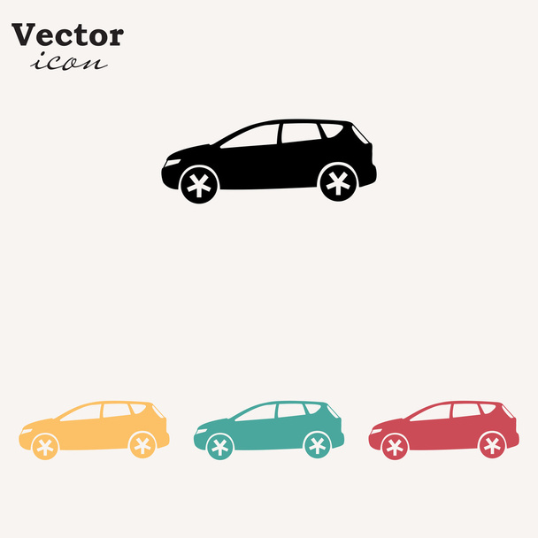 modern autó ikonok beállítása - Vektor, kép