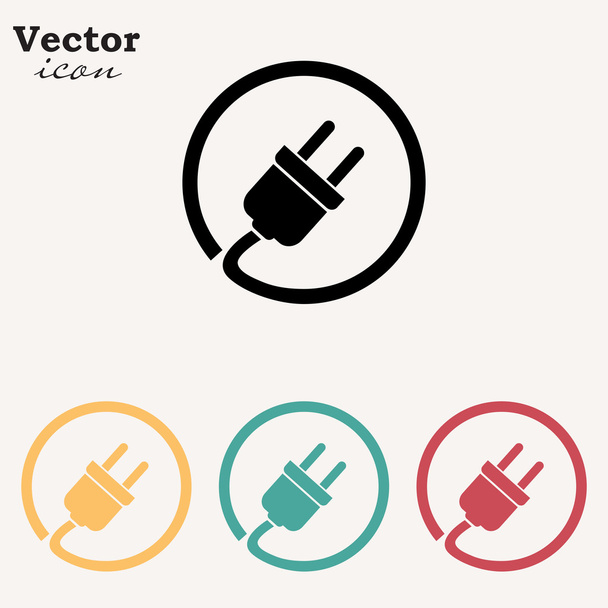 Stromstecker-Symbole - Vektor, Bild