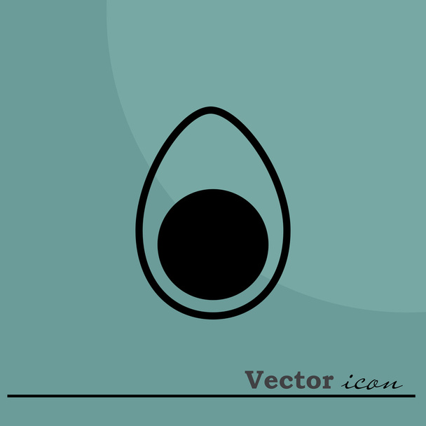BIO vejce ikona - Vektor, obrázek