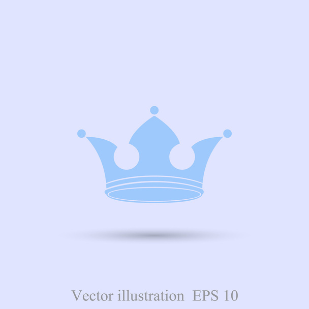 royal crown icon - Vector, imagen