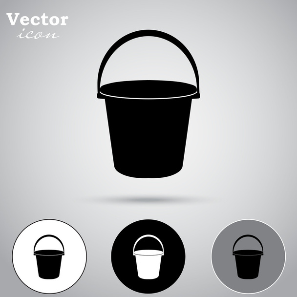icônes seau en plastique
 - Vecteur, image