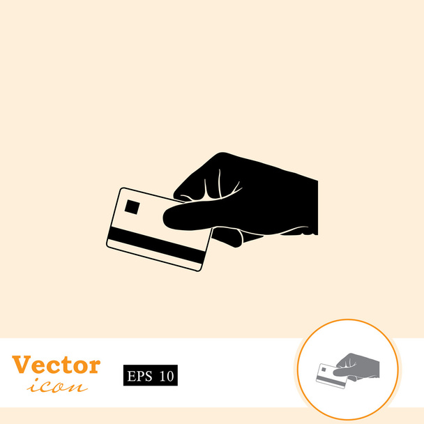 icône de paiement par carte de crédit - Vecteur, image