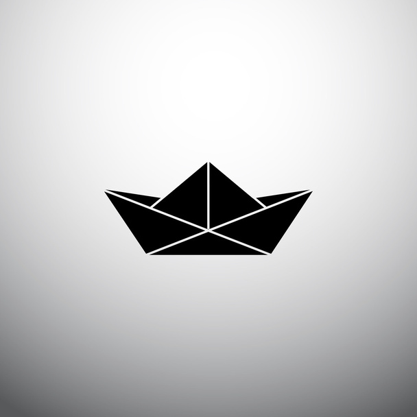 icona della barca di carta
 - Vettoriali, immagini