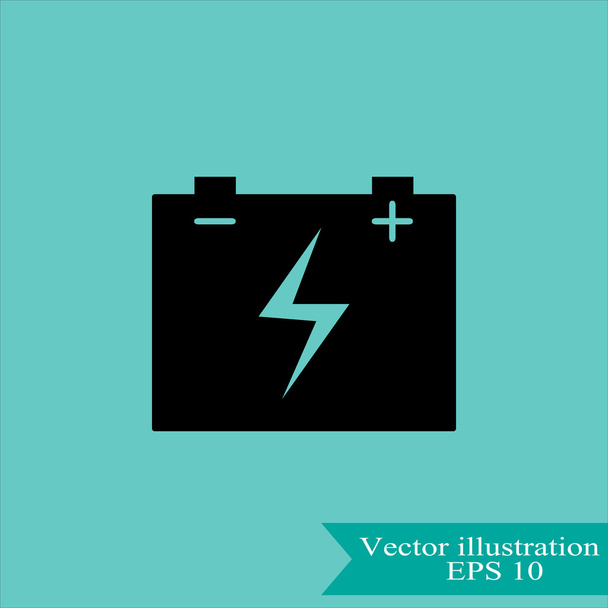 Ícone da bateria do carro
 - Vetor, Imagem