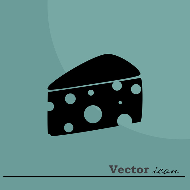 icono de rebanada de queso
 - Vector, Imagen