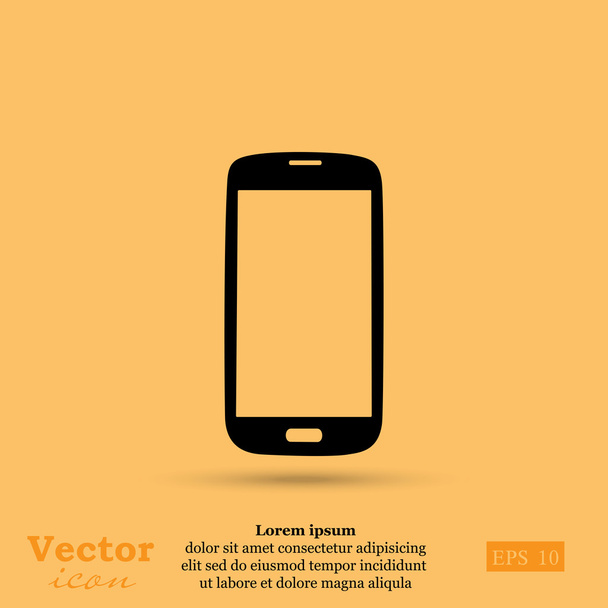 smartphone, icono del dispositivo
 - Vector, imagen