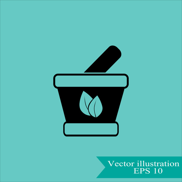 Mortar and Pestle icon - Vector, Image