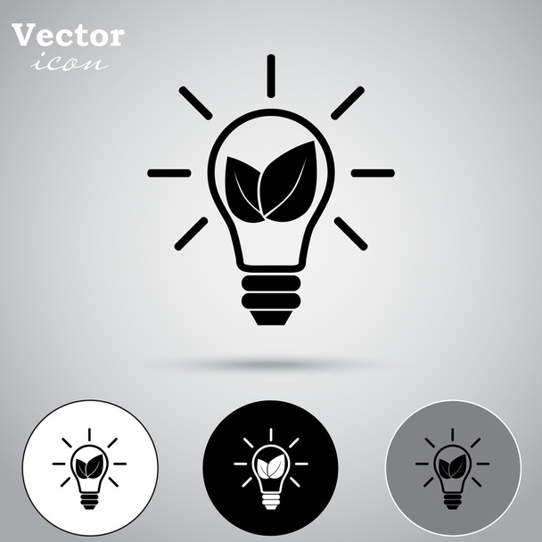 Iconos de Energía Verde
 - Vector, Imagen