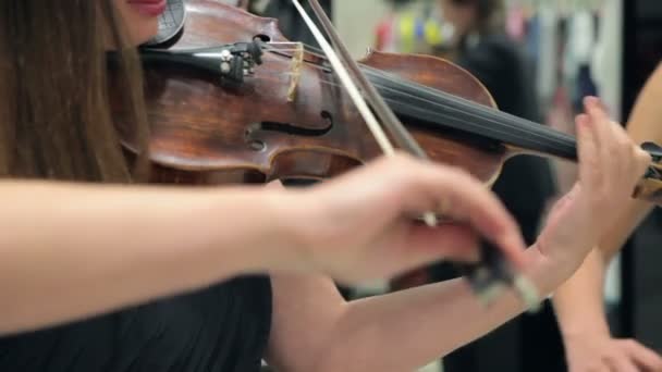 Hrát na housle a violoncello - Záběry, video