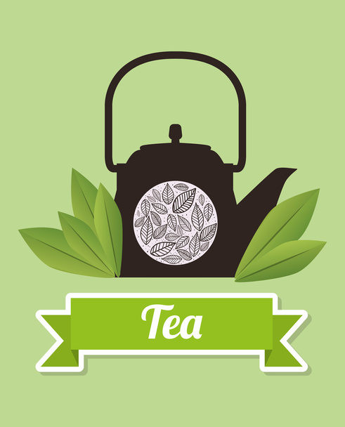 Tea time design - Вектор, зображення