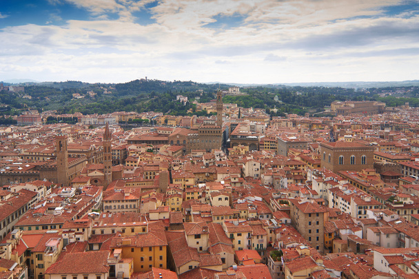 Вид с воздуха на Флоренцию, Италия
 - Фото, изображение