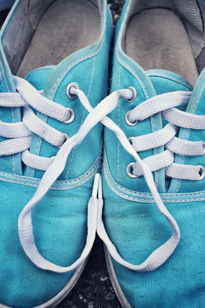 Corazón de las zapatillas
 - Foto, Imagen