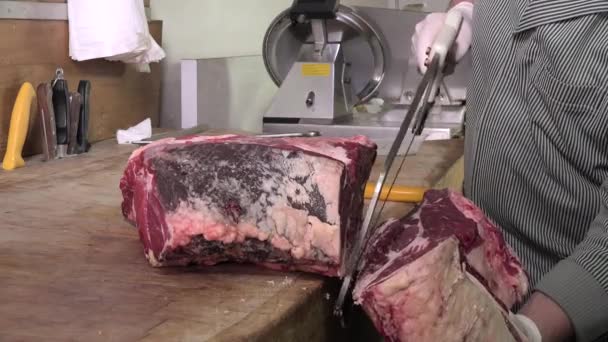 Uřízněte kousek steak - Záběry, video