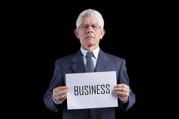 Senior businessman expert - Фото, зображення