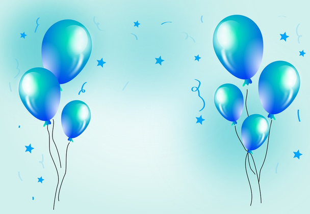 Background with balloons - Photo, Image