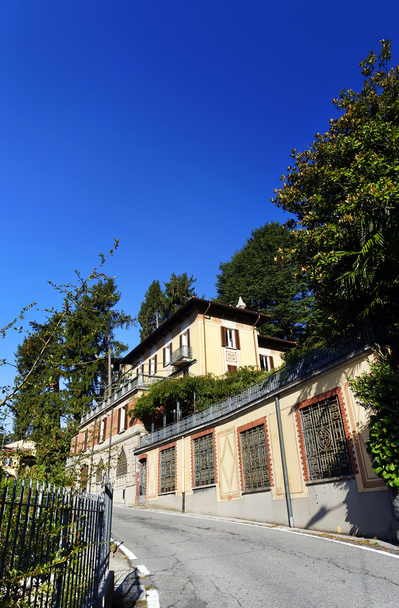 The narrow road to Brunate town - Photo, Image