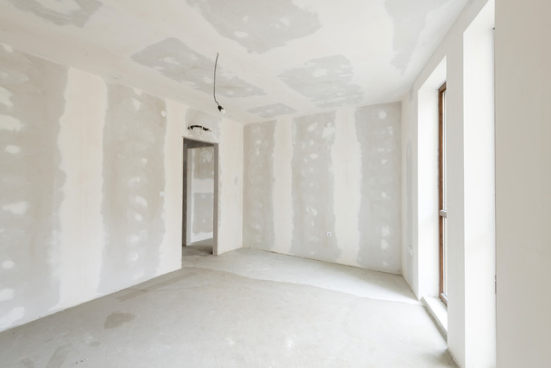 Nedokončené stavby interiér, bílý pokoj - Fotografie, Obrázek