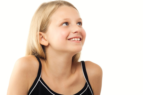 Happy Ten Year Old Girl - Foto, Imagen