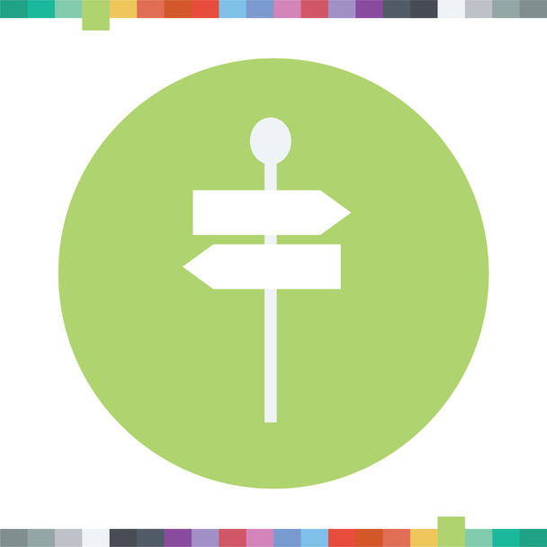 Signpost icon. - Vector, Image
