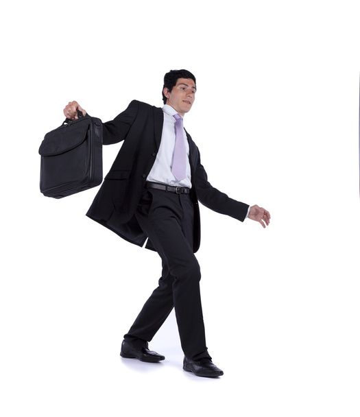 Businessman walking step by step - Фото, зображення