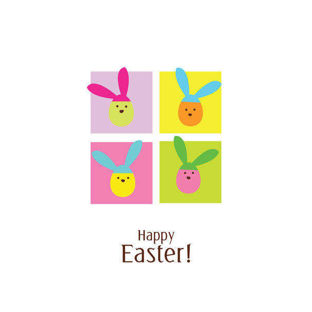 Easter card - Vector, imagen