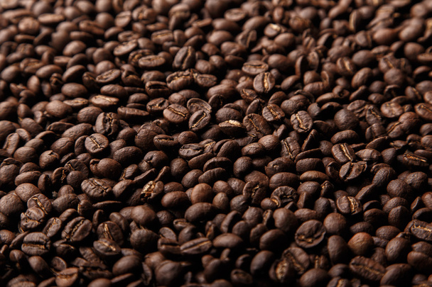 Bruin koffiebonen achtergrond close-up - Foto, afbeelding
