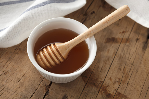 miel cazo delicioso dulce saludable bodegón primer plano
 - Foto, imagen