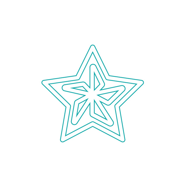 Star icon. - Foto, afbeelding