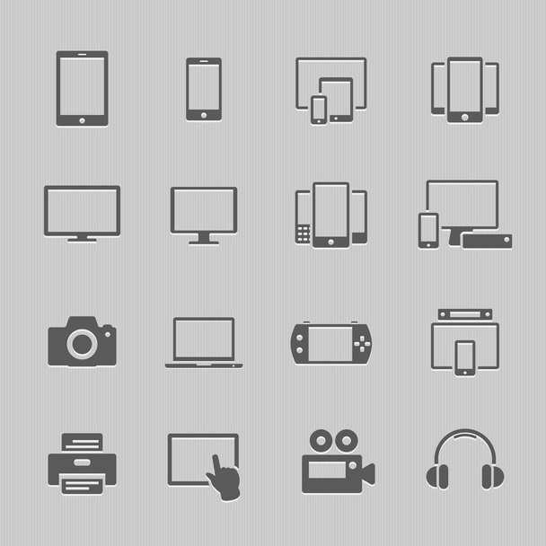 Communication device vector icons - Vector, Image