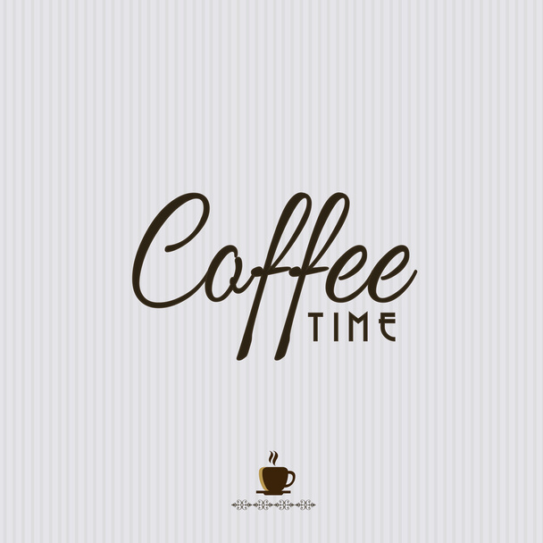 Coffe time - Vector, afbeelding