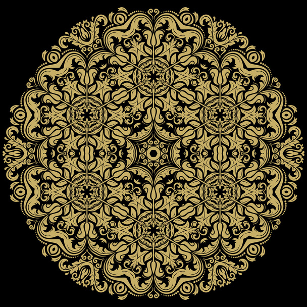 Damast-Vektor orientalisches Muster - Vektor, Bild