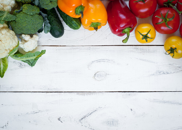 Organic food background - Foto, Imagem