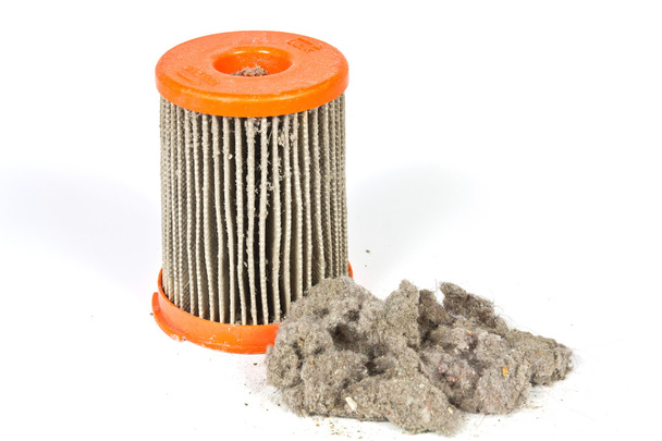 Vuile filter stofzuiger - Foto, afbeelding