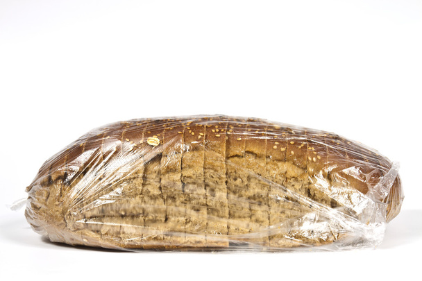 Packaged in plastic bread - Photo, Image
