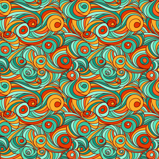 Swirl seamless pattern - Vektor, Bild