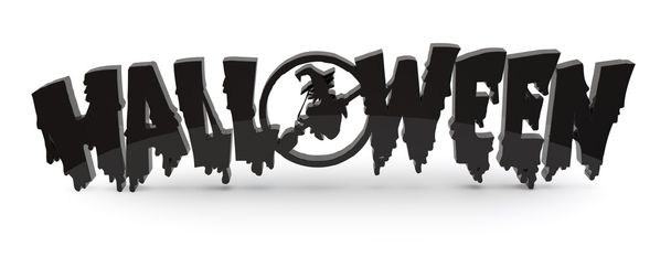 halloween texto símbolo 3d
 - Foto, Imagem