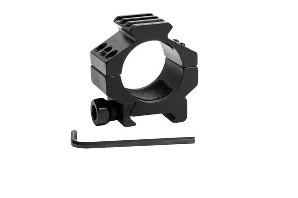 ring for mounting a riflescope - Photo, Image
